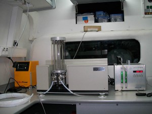 Спектрометр ФСМ2202 в передвижной лаборатории